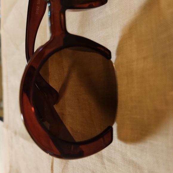 New! Sunglasses! Brown round tortoise shell plastic frame travel vacation summer - Picture 5 of 7